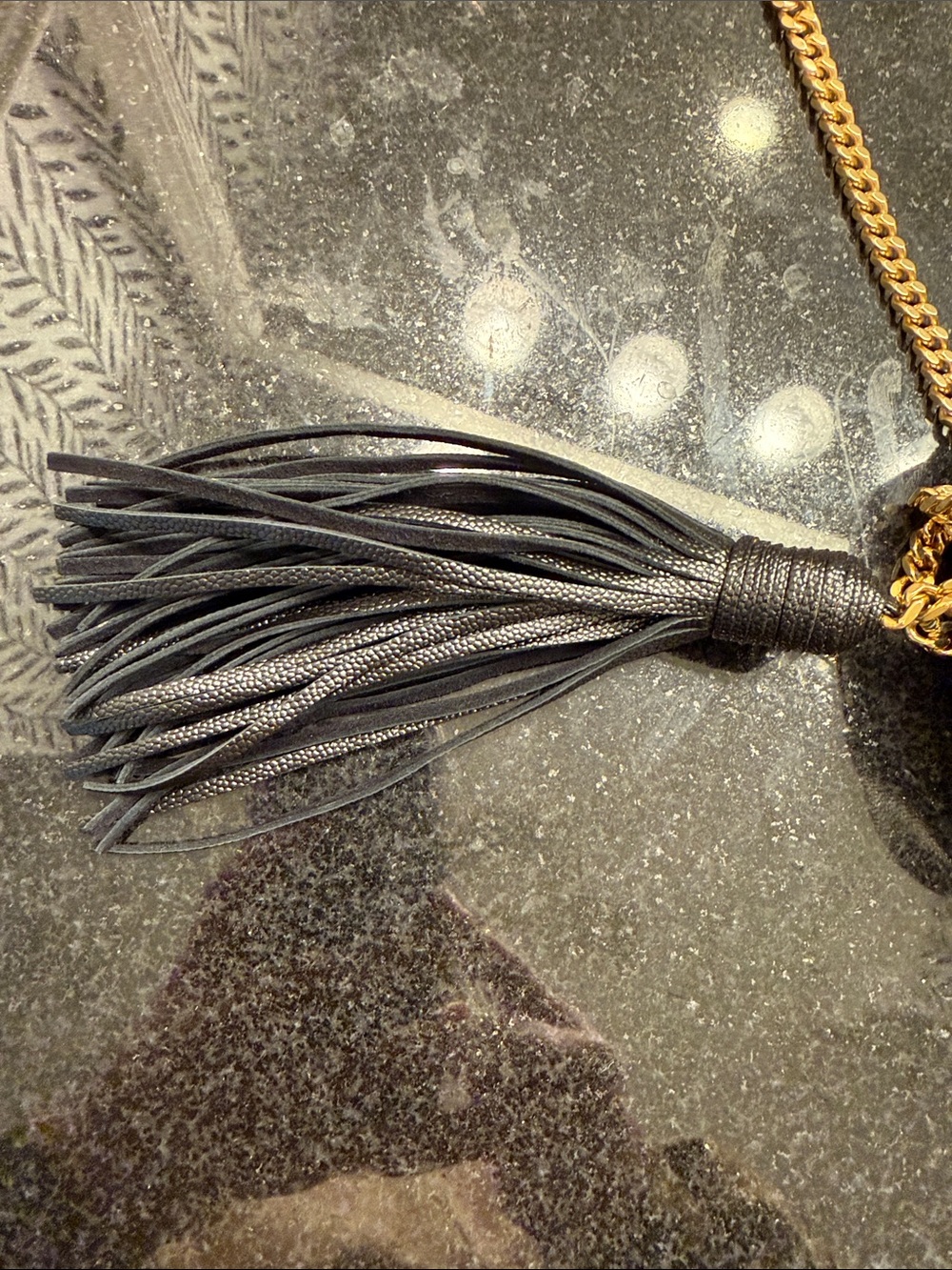 Saint Laurent Black Quilted Leather Crossbody with Gold YSL Hardware - Picture 3 of 7